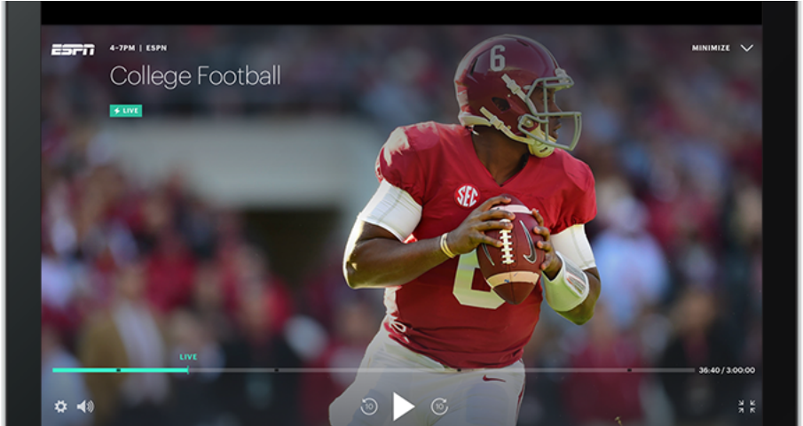 Streaming The Super Bowl - Hulu Live Player (1600x480), Png Download