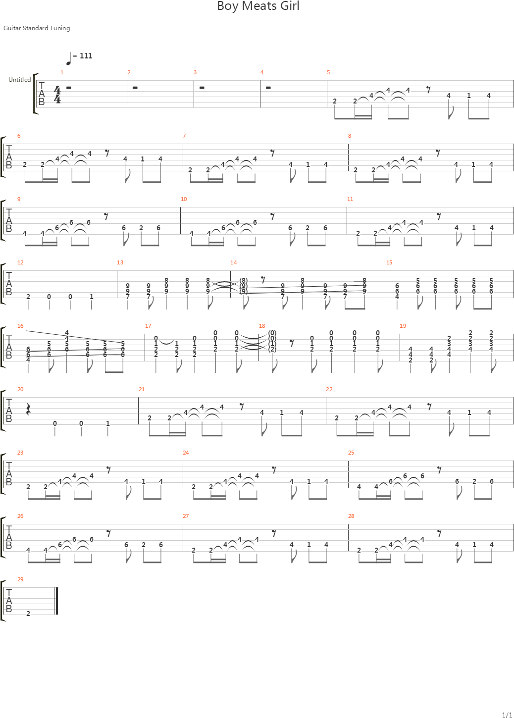 Super Meat Boy - Sheet Music (1110x1570), Png Download