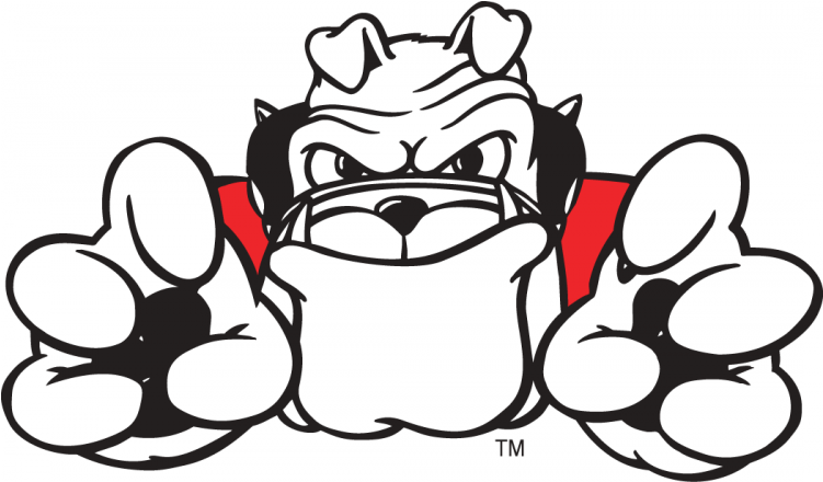 Georgia Bulldogs Iron On Stickers And Peel-off Decals - Let The Dog Eat (750x930), Png Download