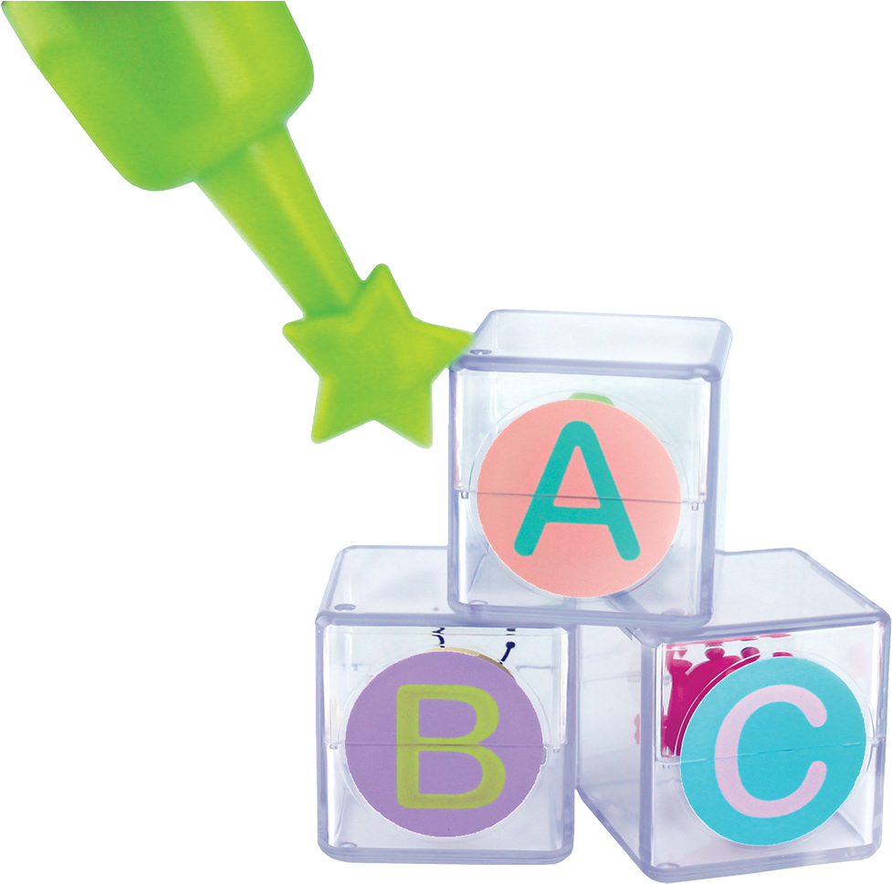 Flip Flop Abc Blocks - Water Bottle (1000x1000), Png Download