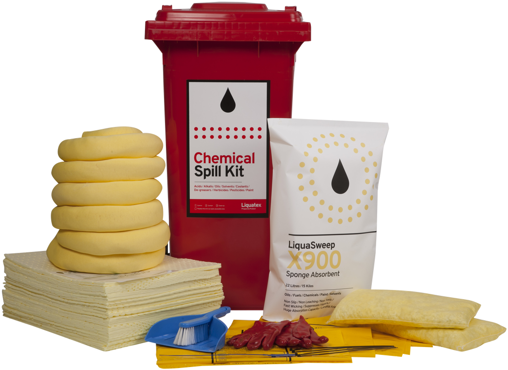 Spill Kit 120 Ltr Bin Chemical Std - Box (1280x853), Png Download