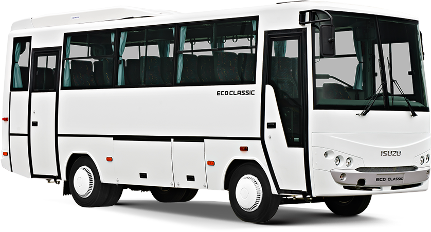 Isuzu Classic Bus (878x491), Png Download