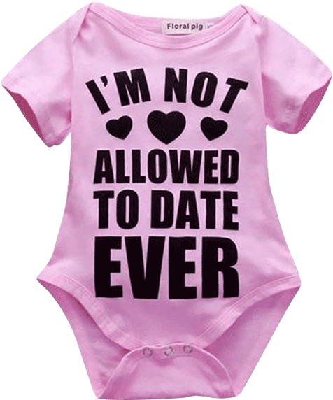 Petite Bello Bodysuit 0-3 Months Not Allowed Bodysuit - Bodysuit (600x600), Png Download