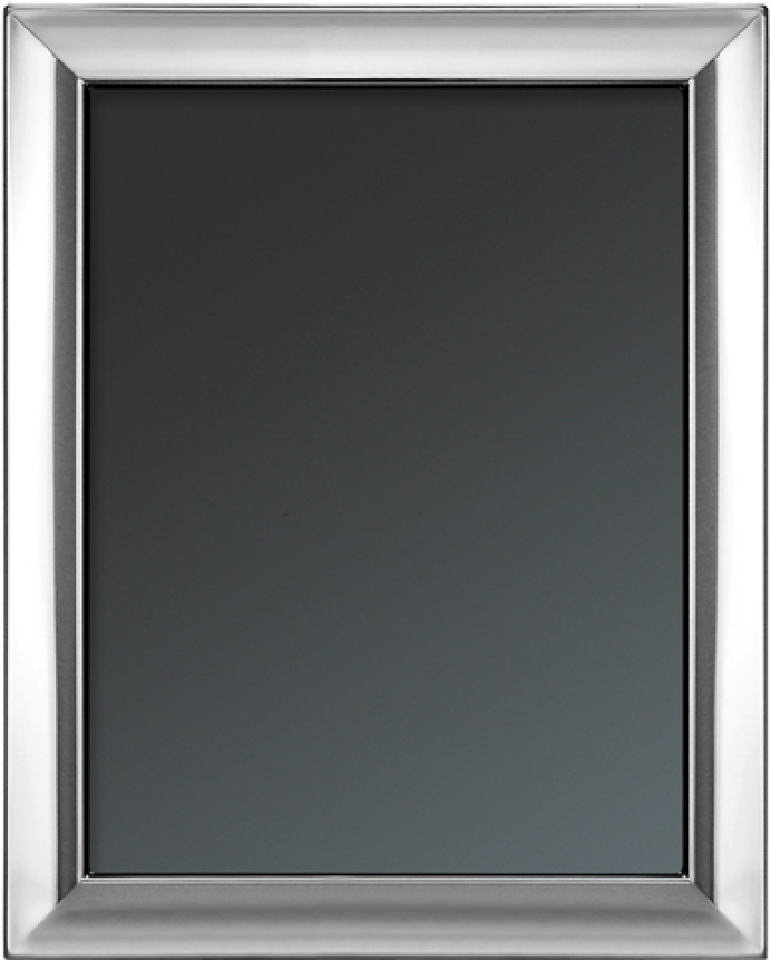 Silver Plate Photo/picture Frame, 13x18cm - Metal (900x900), Png Download