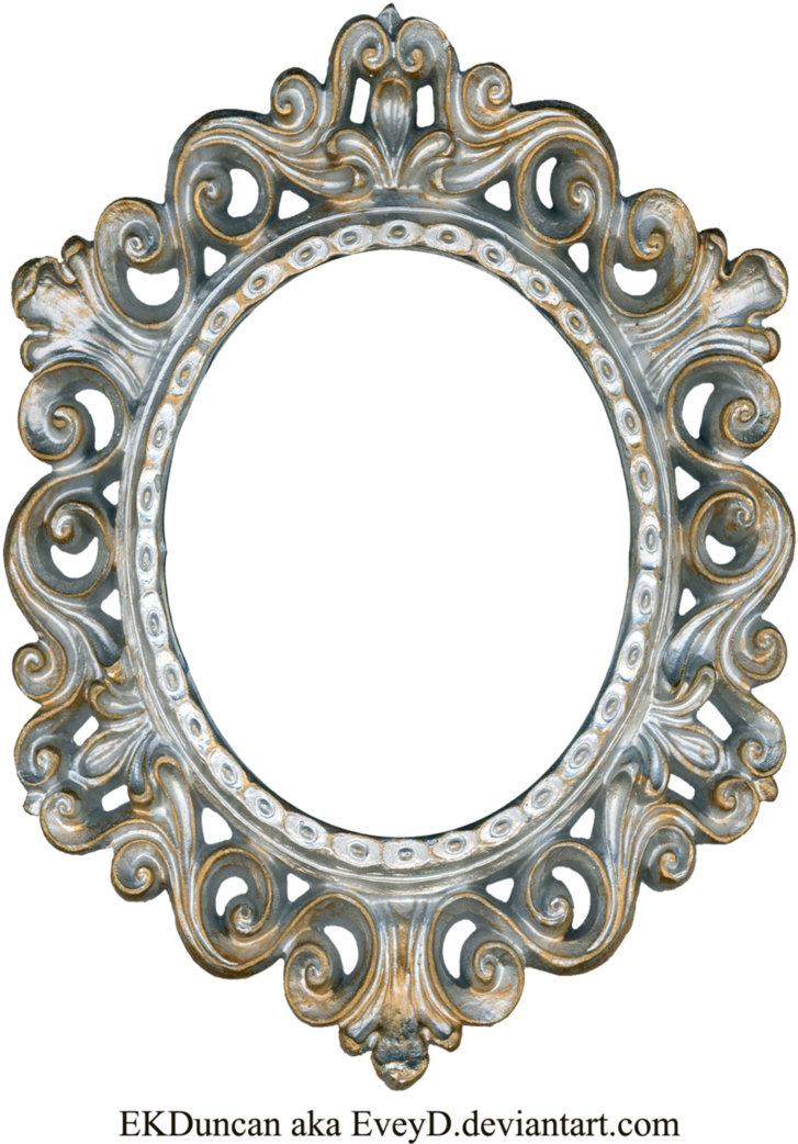 Vintage Silver And Gold Frame - Baroque Obama Throw Blanket (758x1055), Png Download