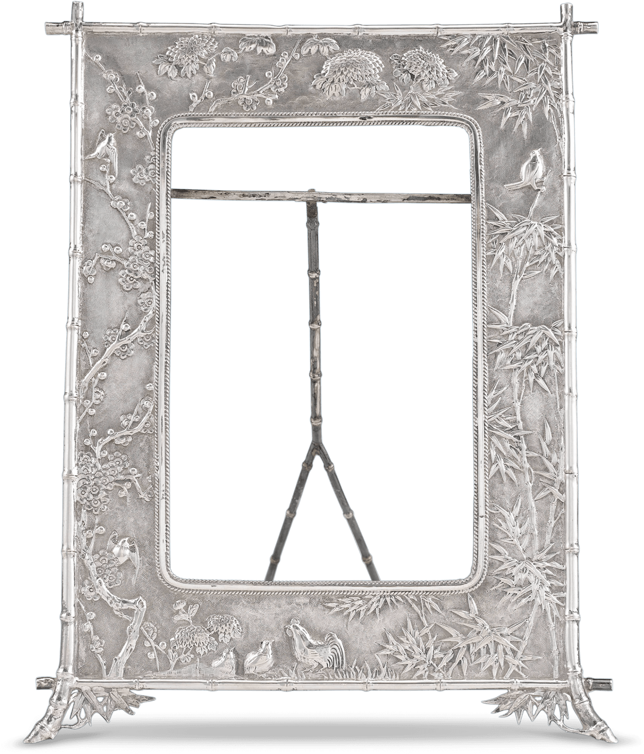 Chinese Silver Picture Frame (1400x1750), Png Download