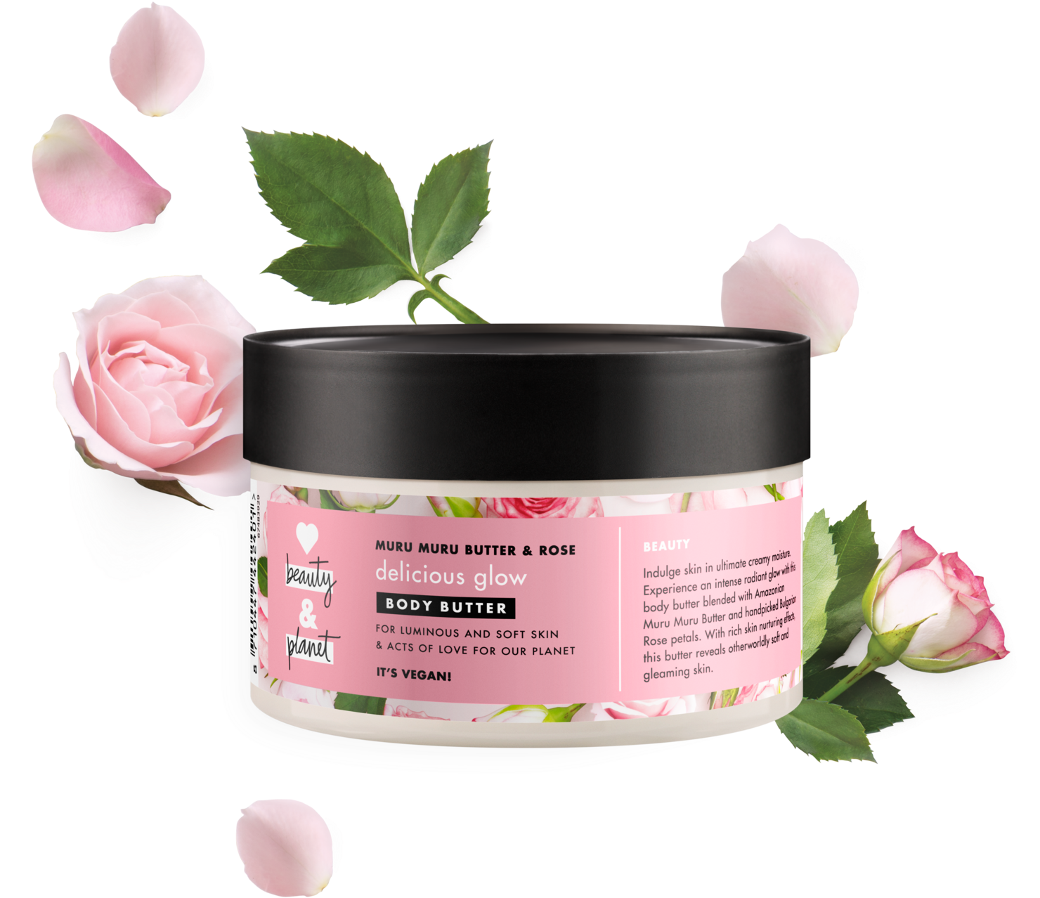 Love Beauty And Planet Murumuru Butter & Rose Body - Love Beauty & Planet (1500x1500), Png Download