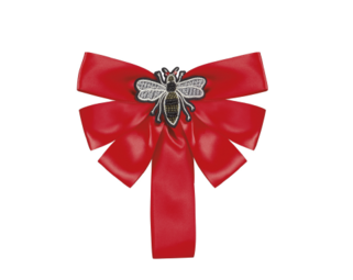 711-02 Moño Rojo Con Abeja - Rewind Blusa Gris Oxford Mujer (320x480), Png Download