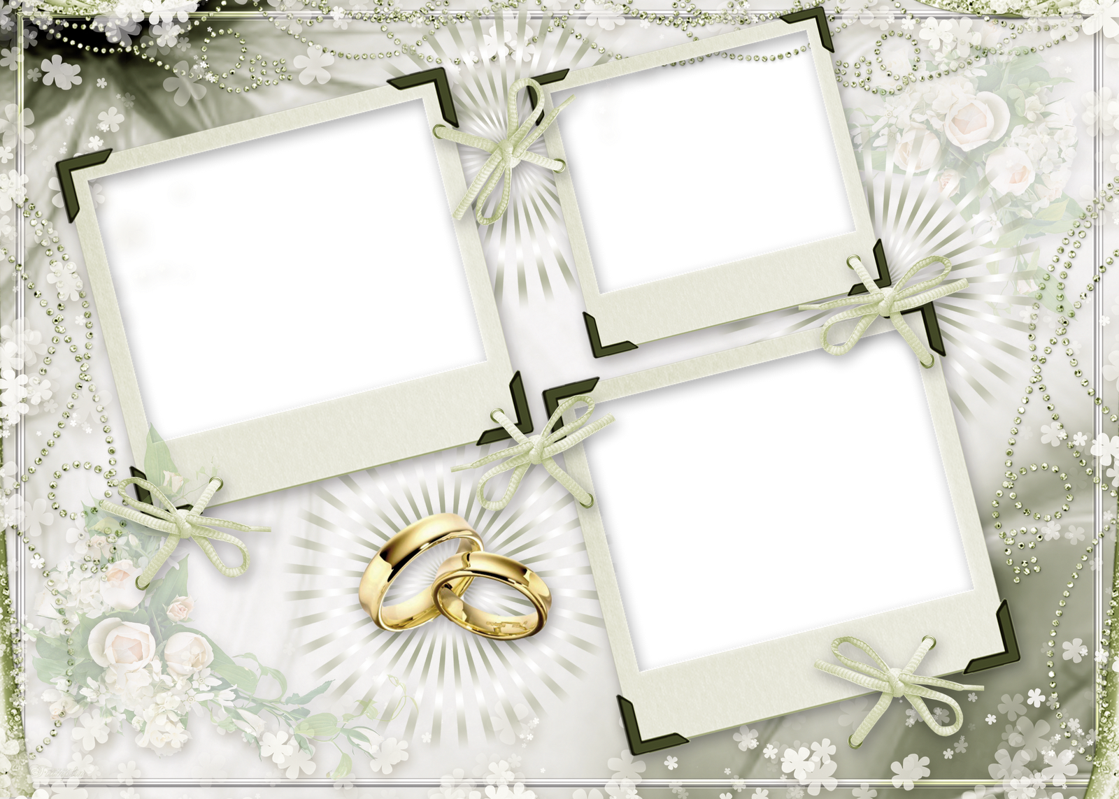 Wedding Photo Frame - Marriage Photo Frame Png (1600x1143), Png Download