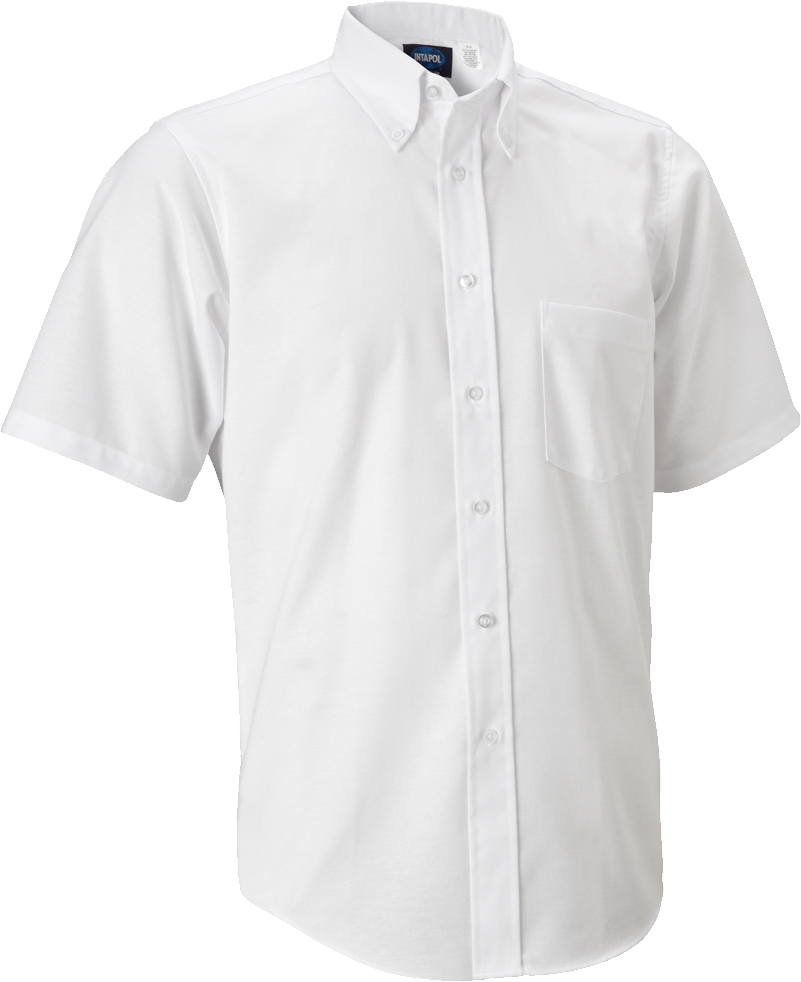 White Dress Shirt Png Image - Plain White Golf Shirts (801x982), Png Download