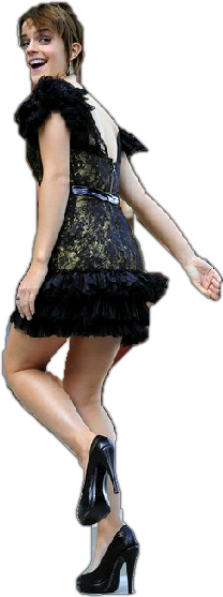 Emma Watson Png By Nonamuskrat - Girl (223x597), Png Download