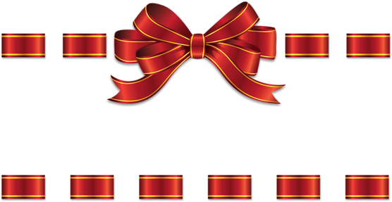 Decorative Band With Ribbon Png Clipart Image - Decorative Bow Png (600x334), Png Download