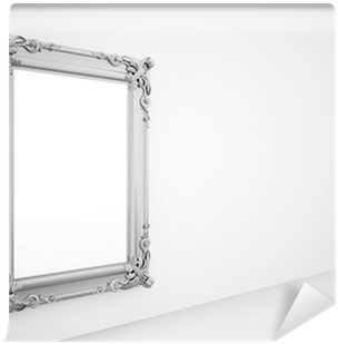 Mirror With Vintage Silver Frame Wall Mural • Pixers® - Mirror (400x400), Png Download