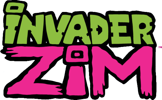 Invader Zim Comic Logo - Invader Zim Logo Png (555x343), Png Download