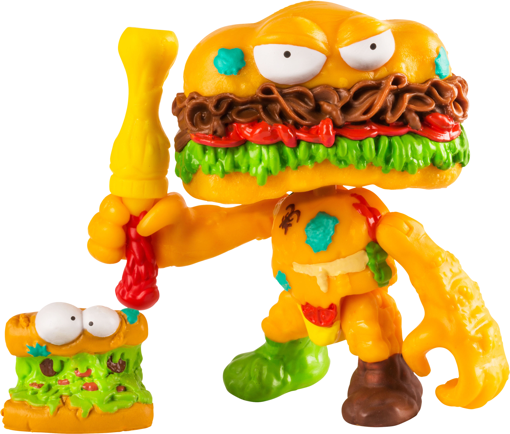 Grub Sub Figure Unboxed - Grossery Gang Grub Sub (2000x1652), Png Download