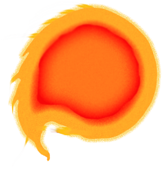 Fireball - Portable Network Graphics (600x600), Png Download