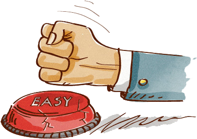 Journal Illustration Easybutton - Wood Street Inc. (440x350), Png Download