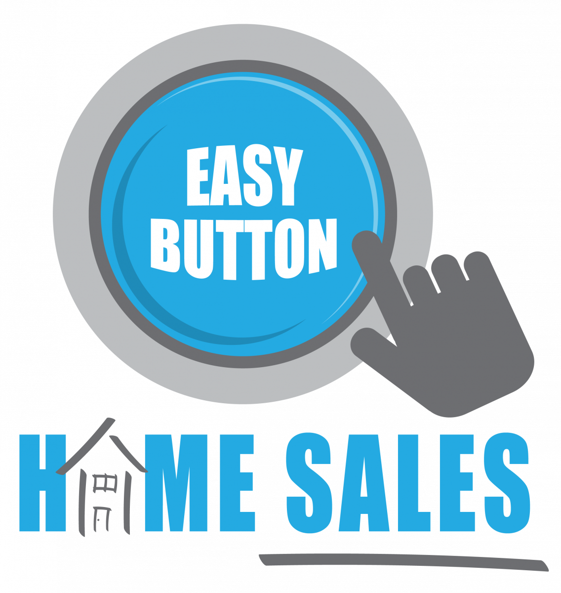 Easy Button Home Sales Cash Buyers Logo - Real Estate (1136x1200), Png Download