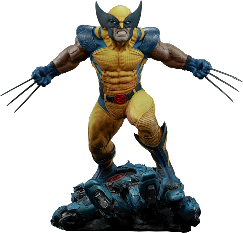 Banner Freeuse Library Premium Format Figure Figuras - Sideshow Premium Format Wolverine (480x460), Png Download