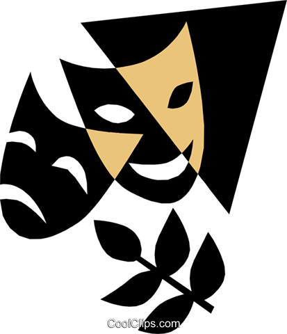 Download Theatre Masks Royalty Free Vector Clip Art Illustration ...