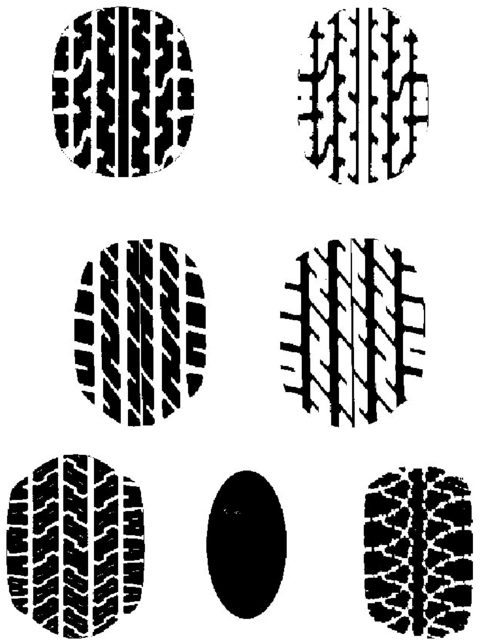 Huellas De Neumáticos Dimensión 2, N1, N2, N3 Y N4 - Huellas De Neumaticos Png (850x649), Png Download