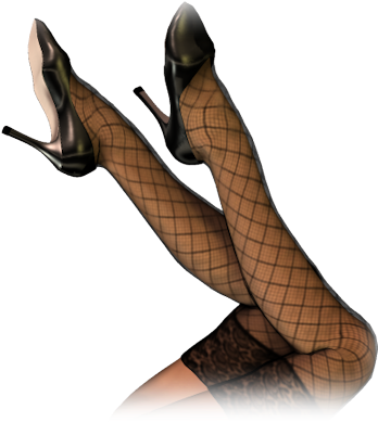 Fishnet - Sensual Png (365x400), Png Download