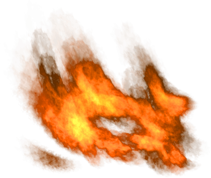 Flames Clipart Fireball - Fire Texture Transparent (850x716), Png Download