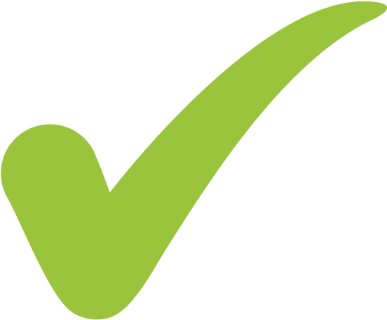 Checkmark Green Png - Right Image Without Background (600x510), Png Download