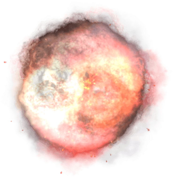 Ftestickers Fireball Circle Freetoedit - Spark Images With Transparent Background (1024x1024), Png Download