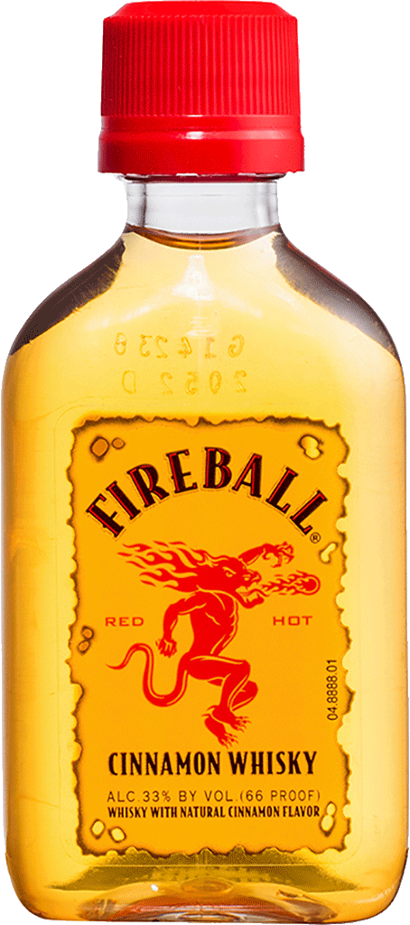 Fireball Cinnamon Whisky Liqueur - Fireball Cinnamon Whiskey (454x1024), Png Download