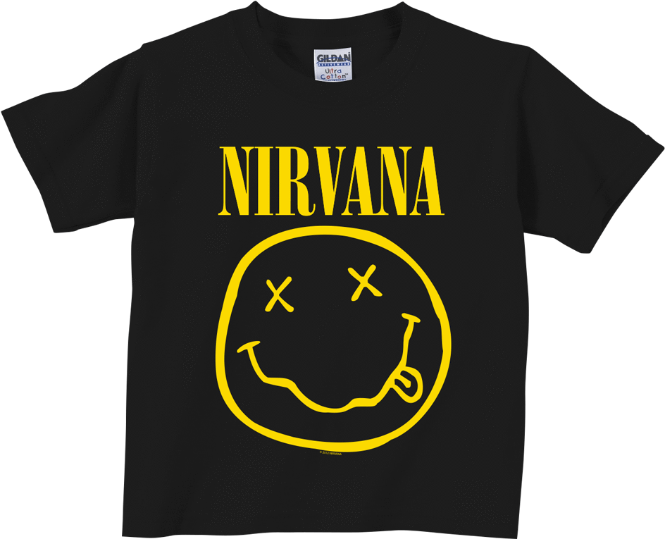 Smiley Toddler Tee - Nirvana Tee (1200x1200), Png Download