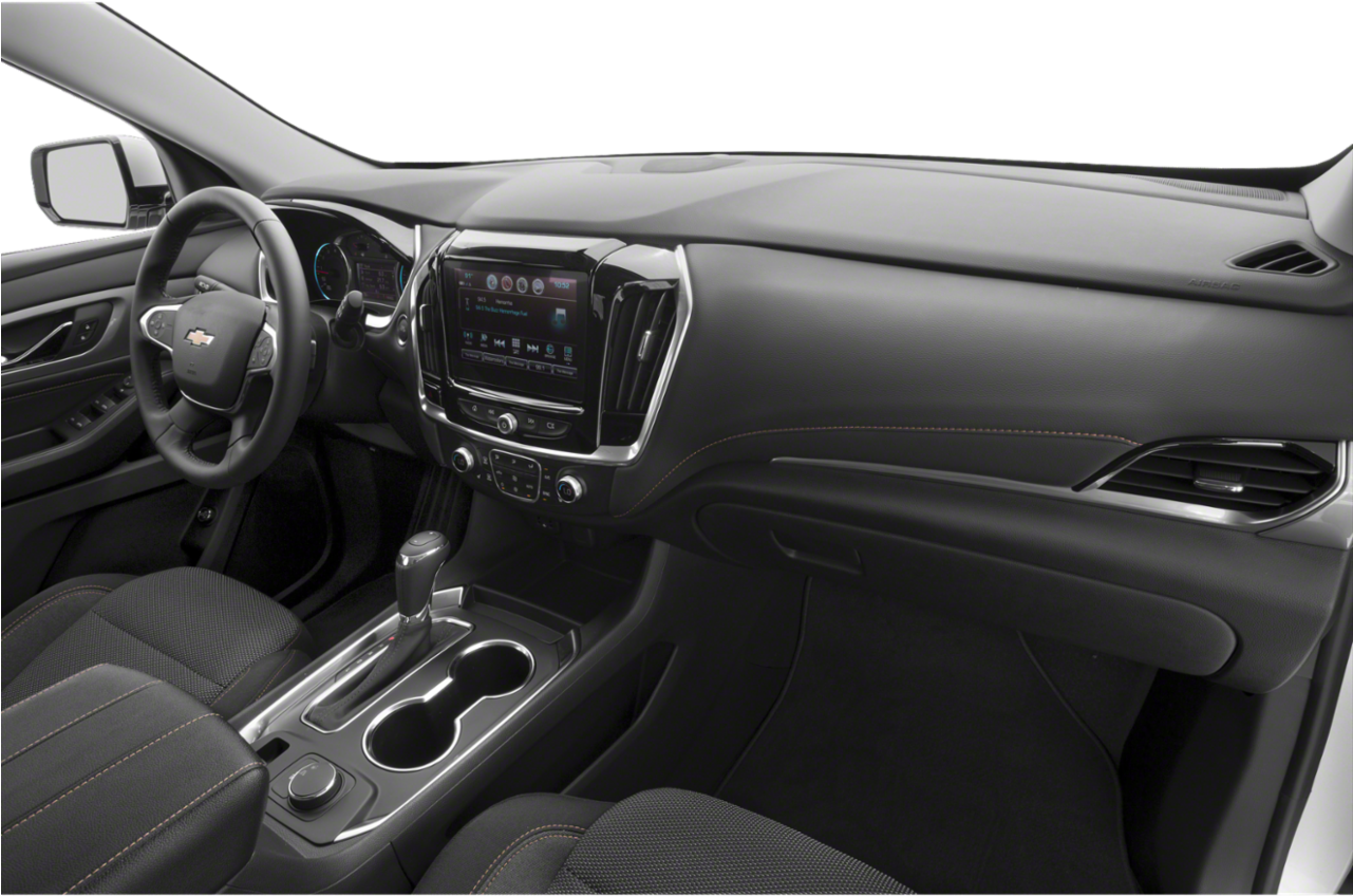 New 2019 Chevrolet Traverse Premier - 2019 Chevrolet Traverse White (1280x959), Png Download