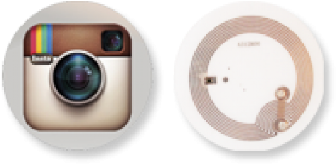 Instagram Nfc Tag - Instagram Icon (500x500), Png Download