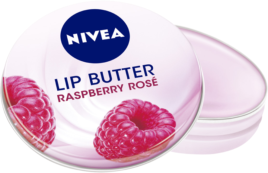 Nivea Lip Butter Raspberry Rose - Nivea Lip Butter Raspberry (1100x1100), Png Download
