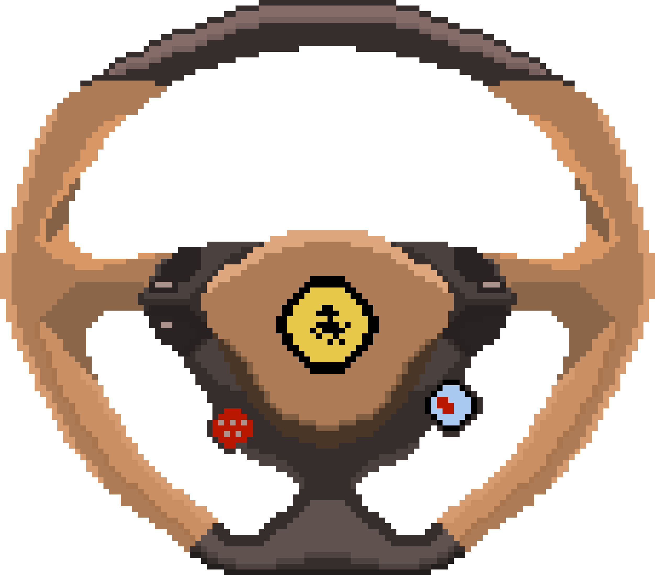 Ferrari Car Speed Pixelart Pixel Art Pinterest - Pixel Steering Wheel (2500x2192), Png Download