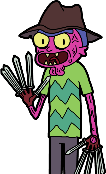 #255 - Scary Morty - Pocketmortys - Net - Scary Morty Pocket Mortys (455x668), Png Download