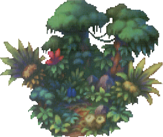Land Jungle - Legend Of Mana (520x438), Png Download