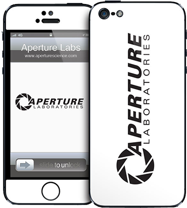 Portal Gelaskin - Iphone 5 - Aperture Logo - Aperture Laboratories (450x420), Png Download