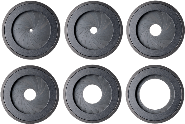 Apertures - Camera Aperture (600x416), Png Download