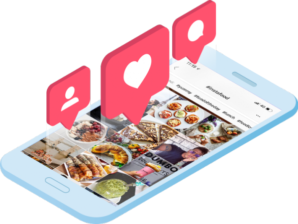 Instagram Allows You To Showcase A Fully Interactive - Mobile Phone (599x450), Png Download