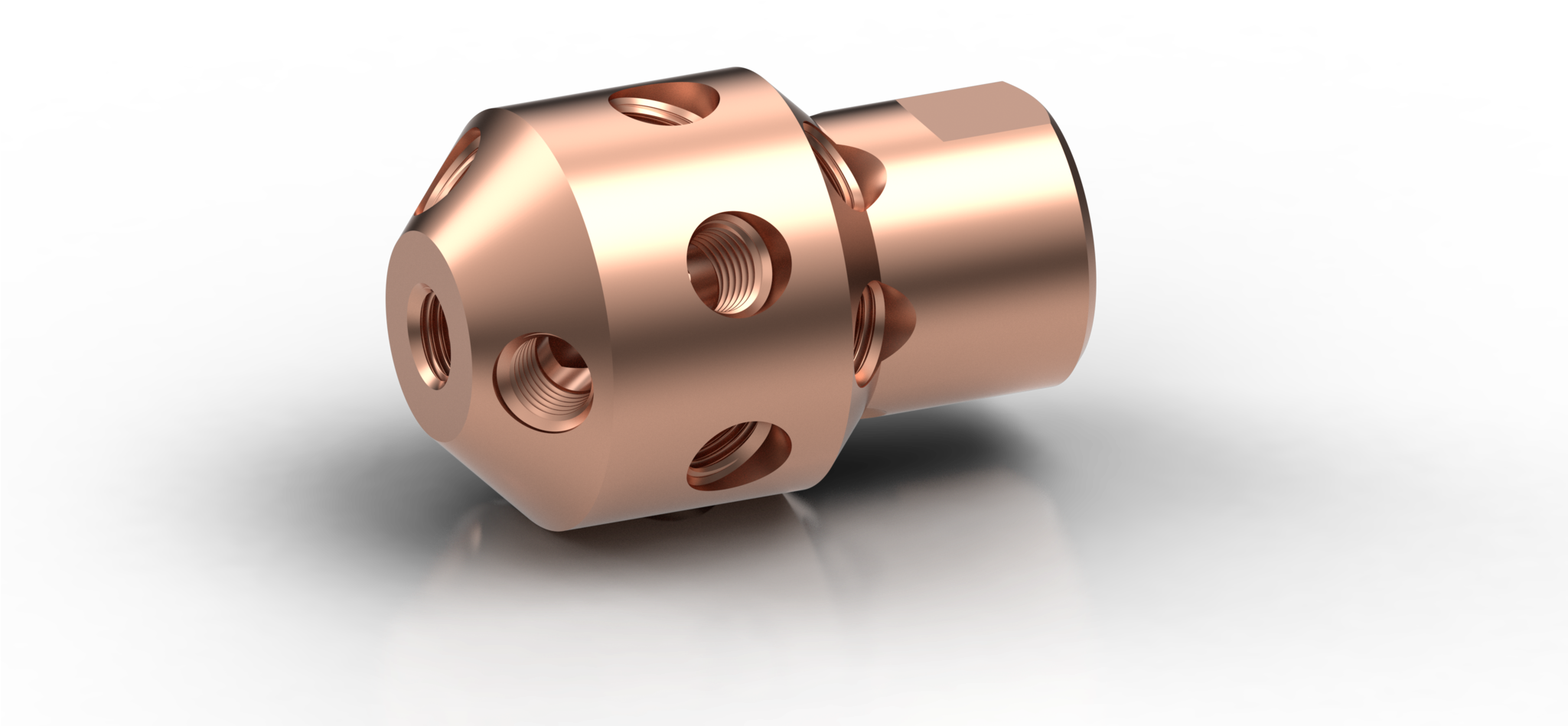 15k Bplm Pineapple Line Mole Nozzle - Tool (2048x1024), Png Download