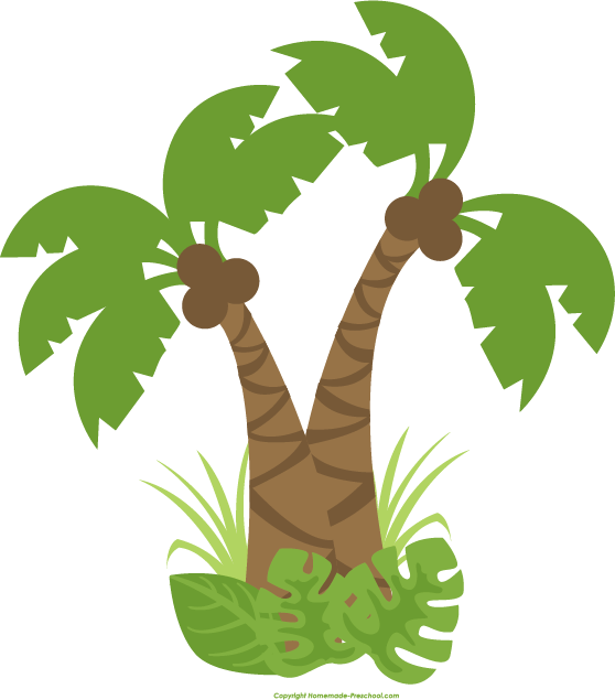 Jungle - Jungle Tree Clipart Png (558x635), Png Download