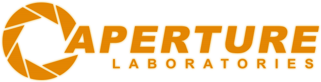 Aperture - Crowded Coop Portal 2 1980s Logo Iphone 4 Case (700x349), Png Download