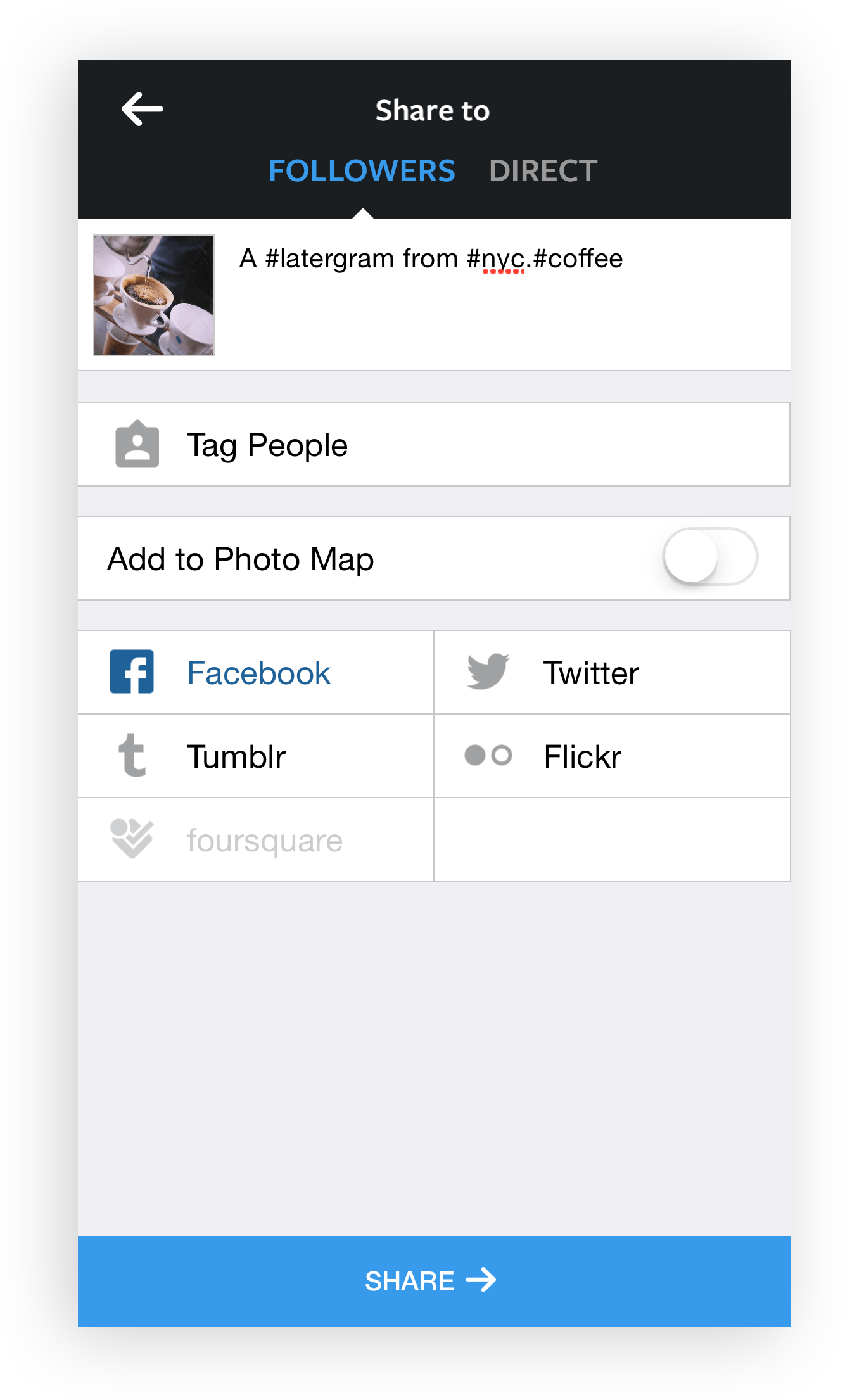 Go Through The Steps Of Sharing A Photo On Instagram, - User (1366x2242), Png Download