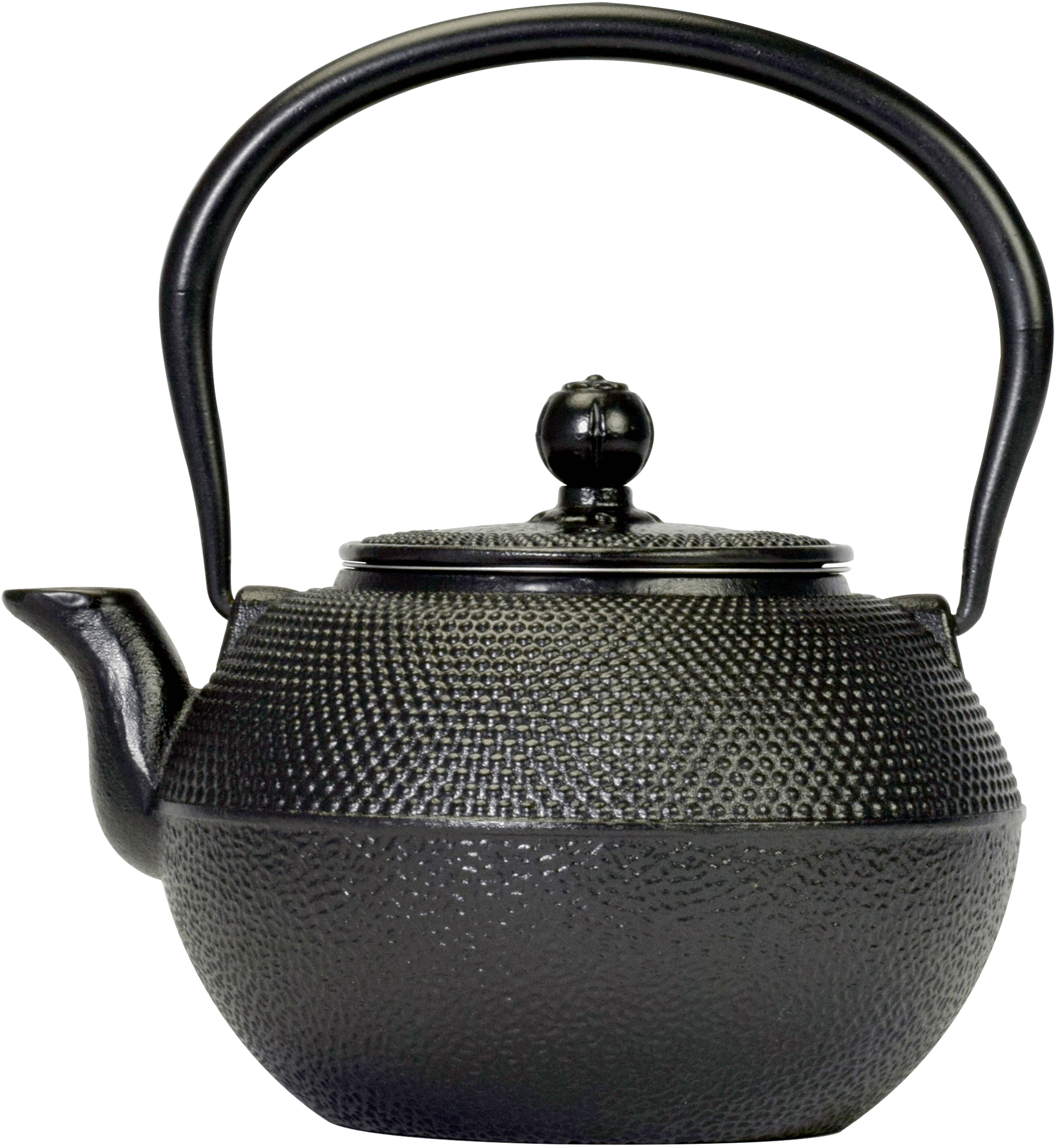 Cast Iron Teapot - Black Tea Pot (2400x2400), Png Download