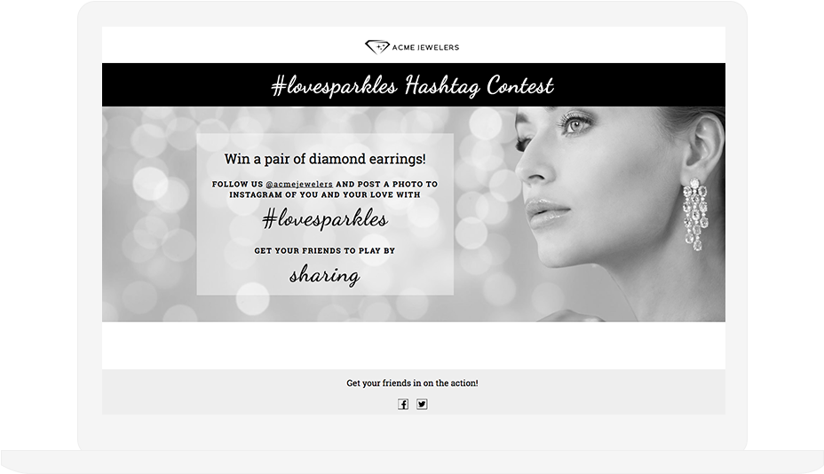 Instagram Hashtag Giveaway Example - Instagram (955x534), Png Download