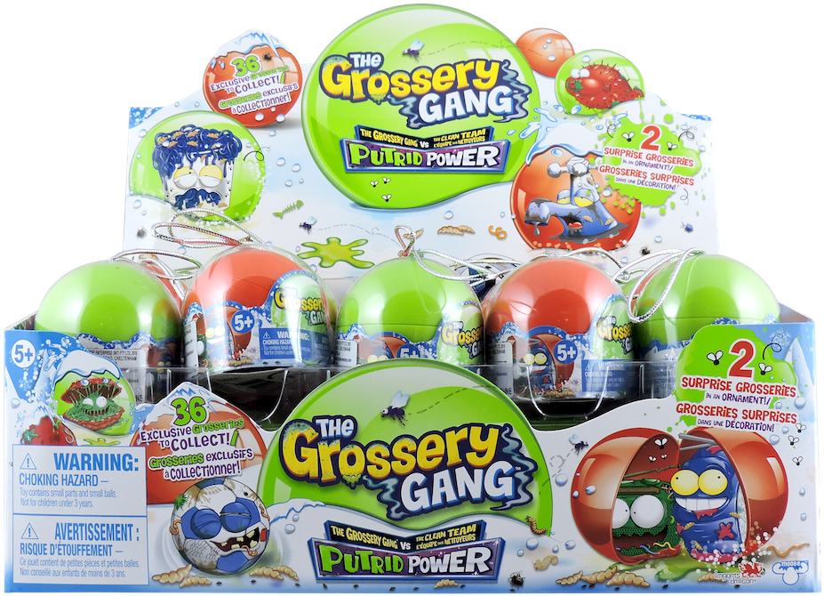 Surprise Ornaments - Grossery Gang Series 4 (945x693), Png Download