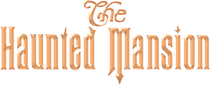 Haunted Mansion - Disneyland Haunted Mansion Logo (707x297), Png Download