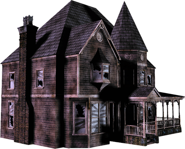 Picture Royalty Free Library Halloween Graphics Housepng - Haunted House Transparent Png (593x480), Png Download
