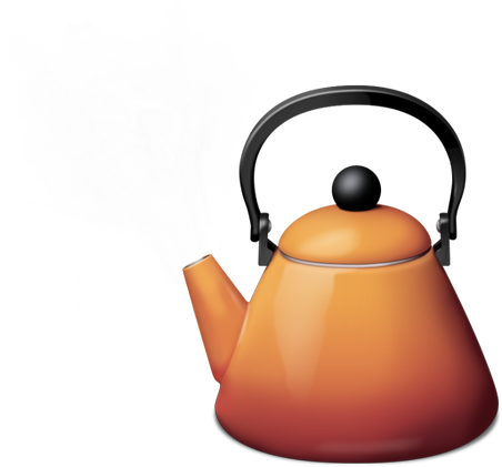 Tea Kettle Png (452x421), Png Download
